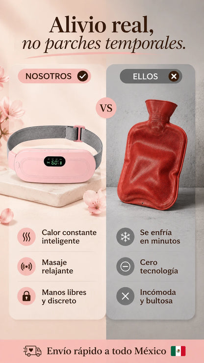 Velyra™ | Almohadilla Térmica Inteligente para Cólicos Menstruales